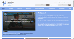 Desktop Screenshot of evaluationsupportscotland.org.uk